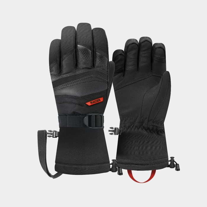 RACER Kids Venom 5 black/black gloves