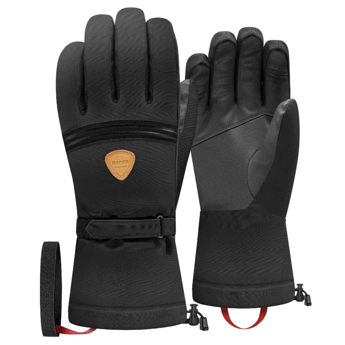 RACER W Gap 6 svart/svart handskar