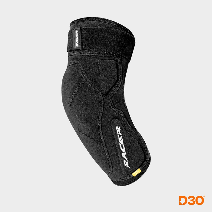 RACER D3O Profile Elbow guards black/orange