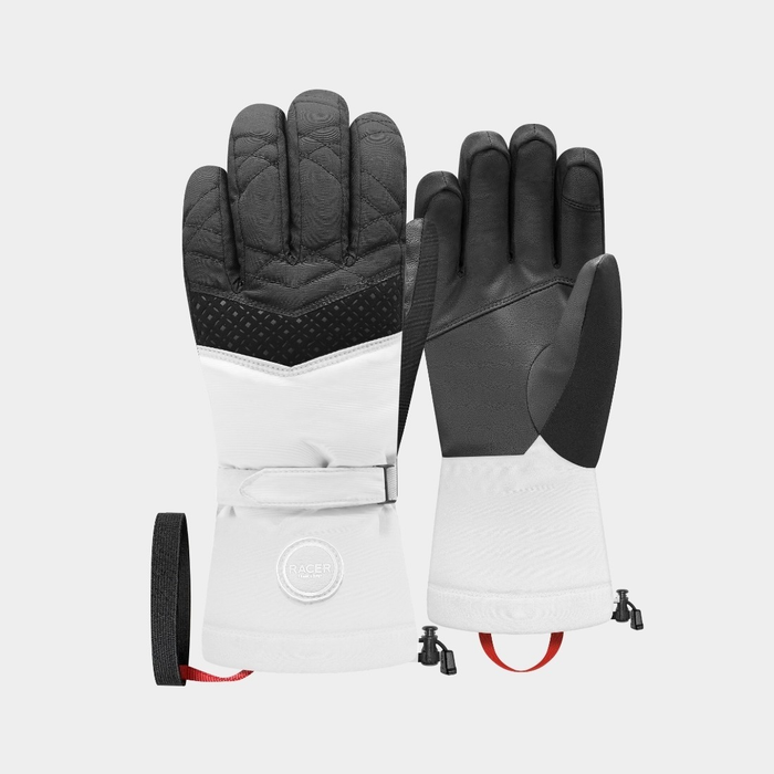 RACER W Aloma 6 black/white gloves