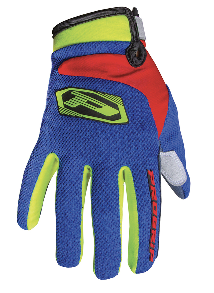 PROGRIP 4010 Cross handskar yellow/blue/red