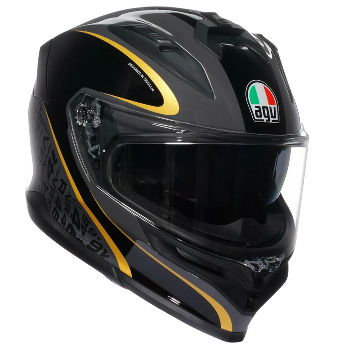 AGV K7 Flow 46 black/grey/gold hjälm