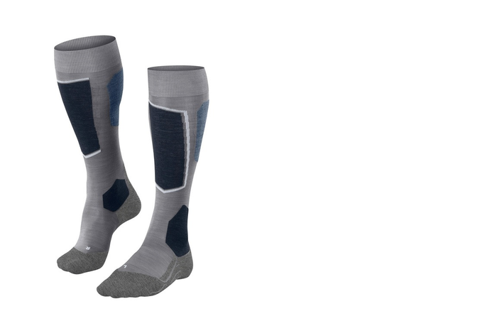 FALKE SK6 Pro Women skidstrumpor grey/light blue