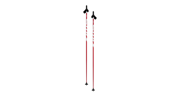 SWIX Q5 red/white cross country skiing poles