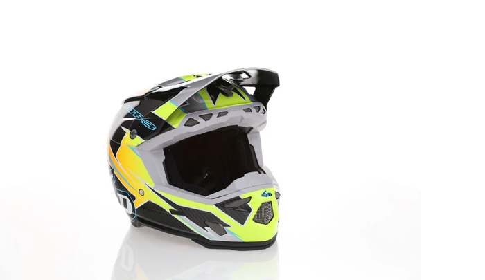 6D ATR-3Y Reflex Gloss neon yellow helmet