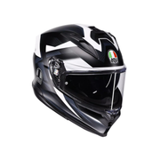 agv-k7-glimpse-matt-black-white-kivere