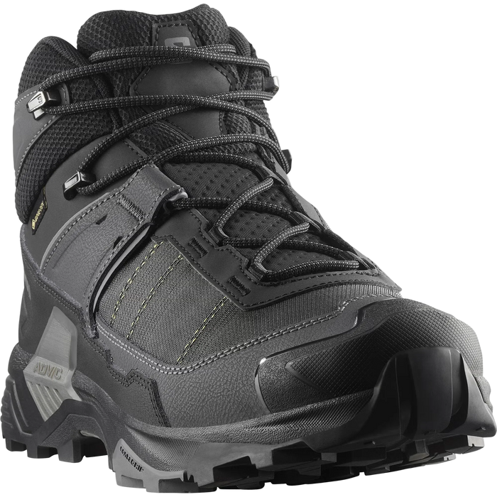 SALOMON shoes X Ultra 5 Mid Wide GTX black/asphalt/castlerock