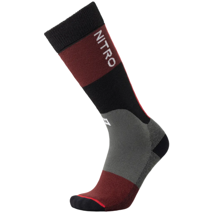 NITRO socks Cloud 5 mens charcoal-black-red