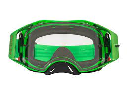 oakley-mx-brilles-airbrake-moto-green-w-clear