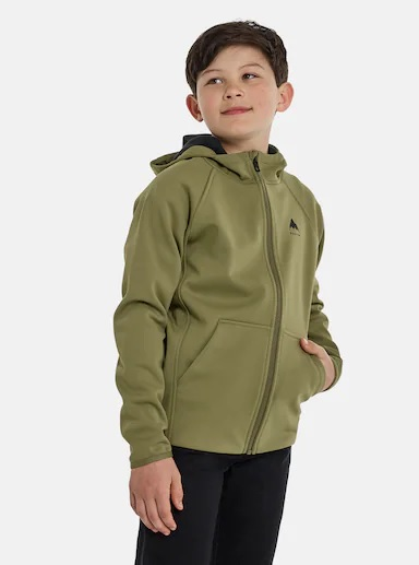 burton-jaka-kids-crown-weatherproof-fz-fleece-olive-green