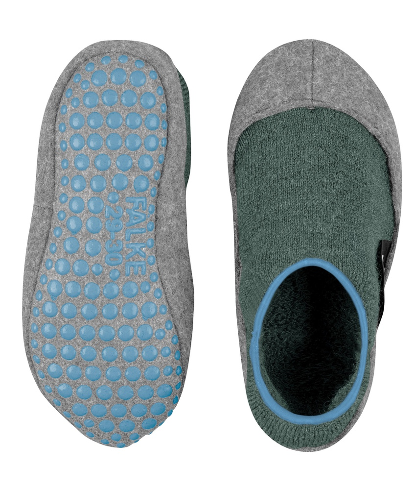 falke-zekes-cosyshoe-kids-slippers-green-grey