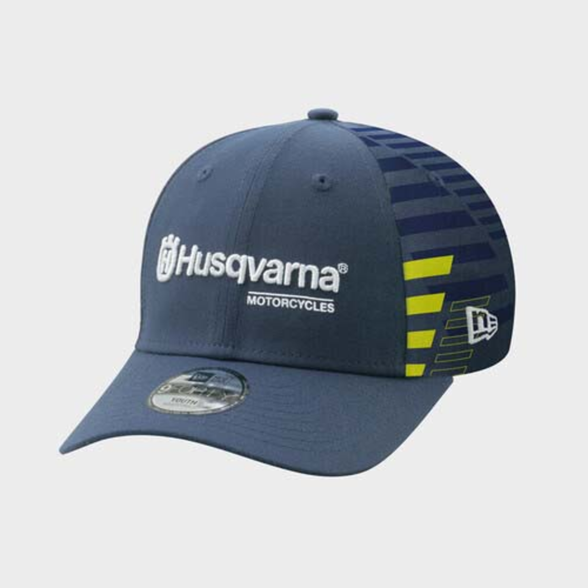 husqvarna-cepure-kids-team-curved-cap-blue-yellow
