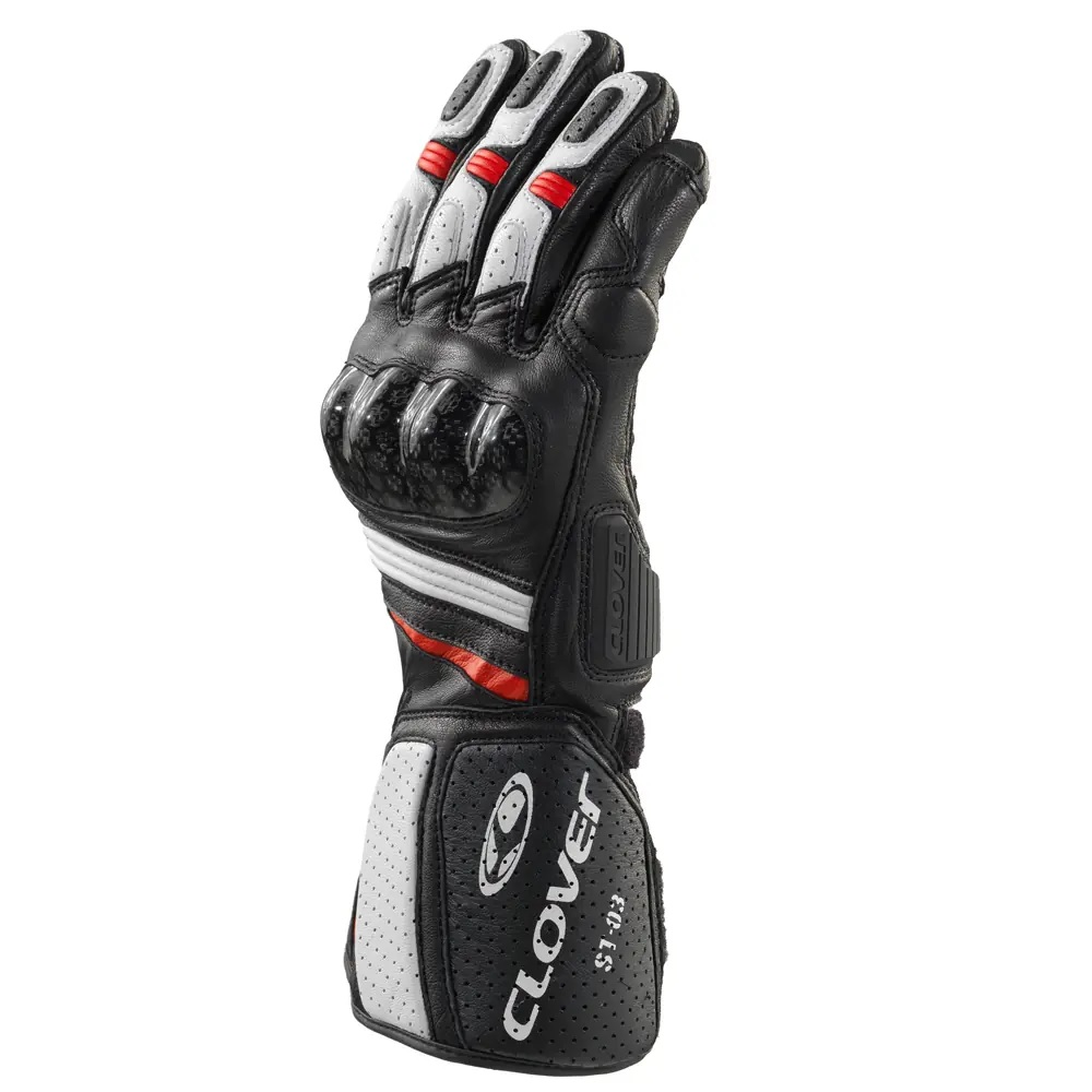 clover-cimdi-st-03-leather-sport-black-white