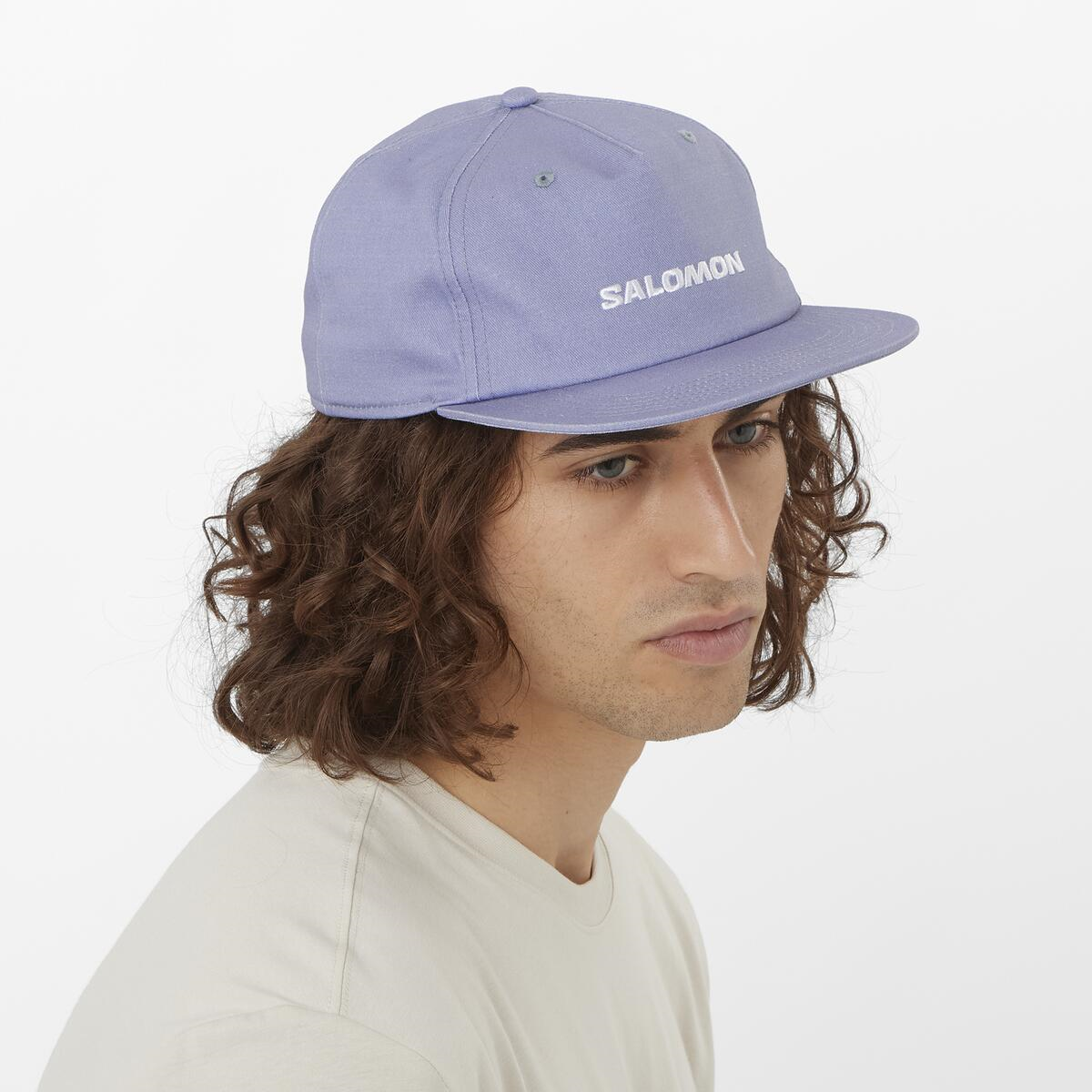 salomon-cepure-ar-nagu-flat-cap-violet
