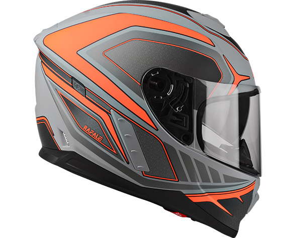 lazer-kivere-rafale-hexa-titan-grey-red-matt
