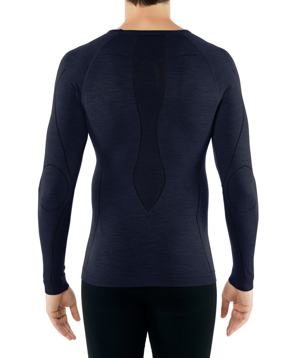 falke-termokrekls-ls-wool-tech-dark-blue