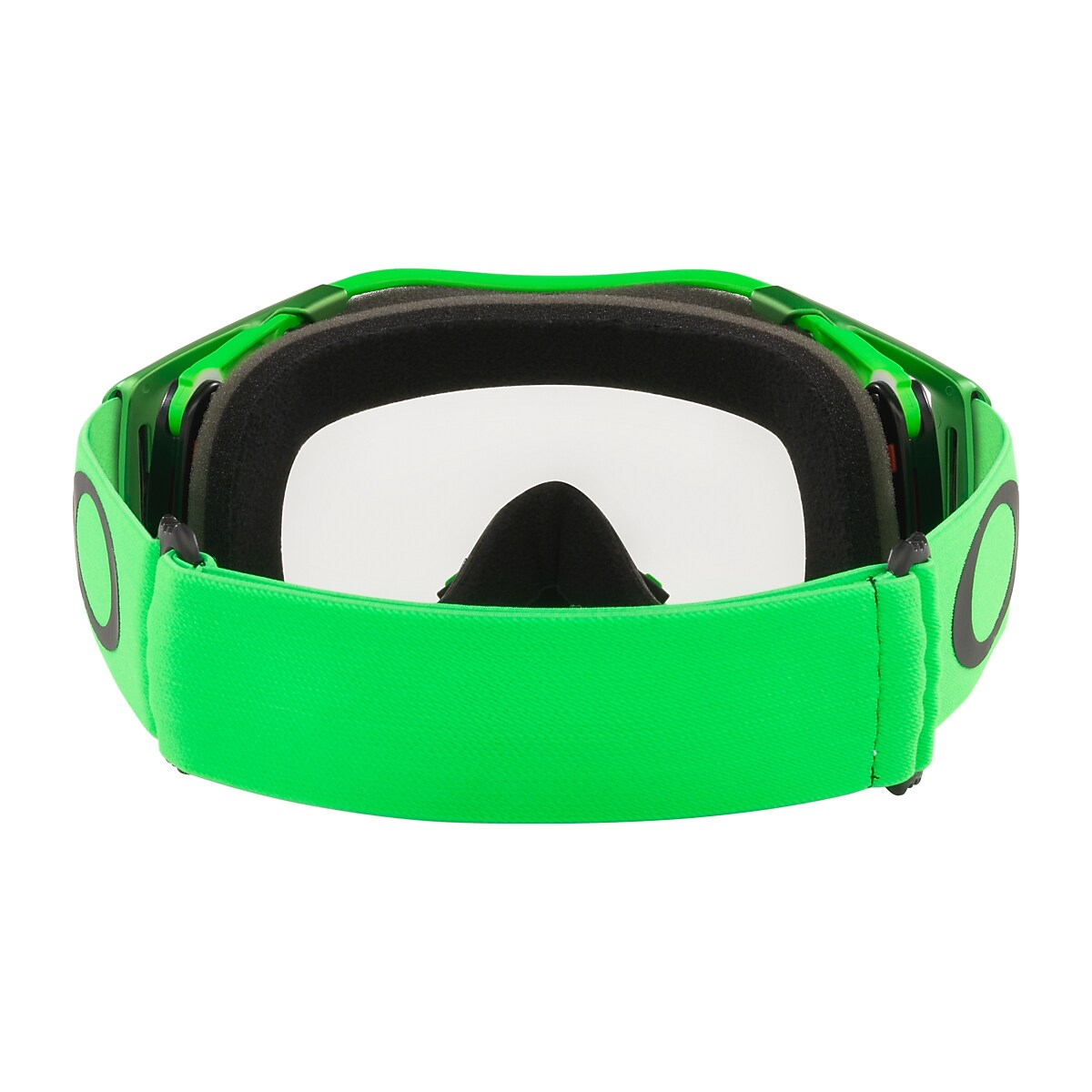 oakley-mx-brilles-airbrake-moto-green-w-clear