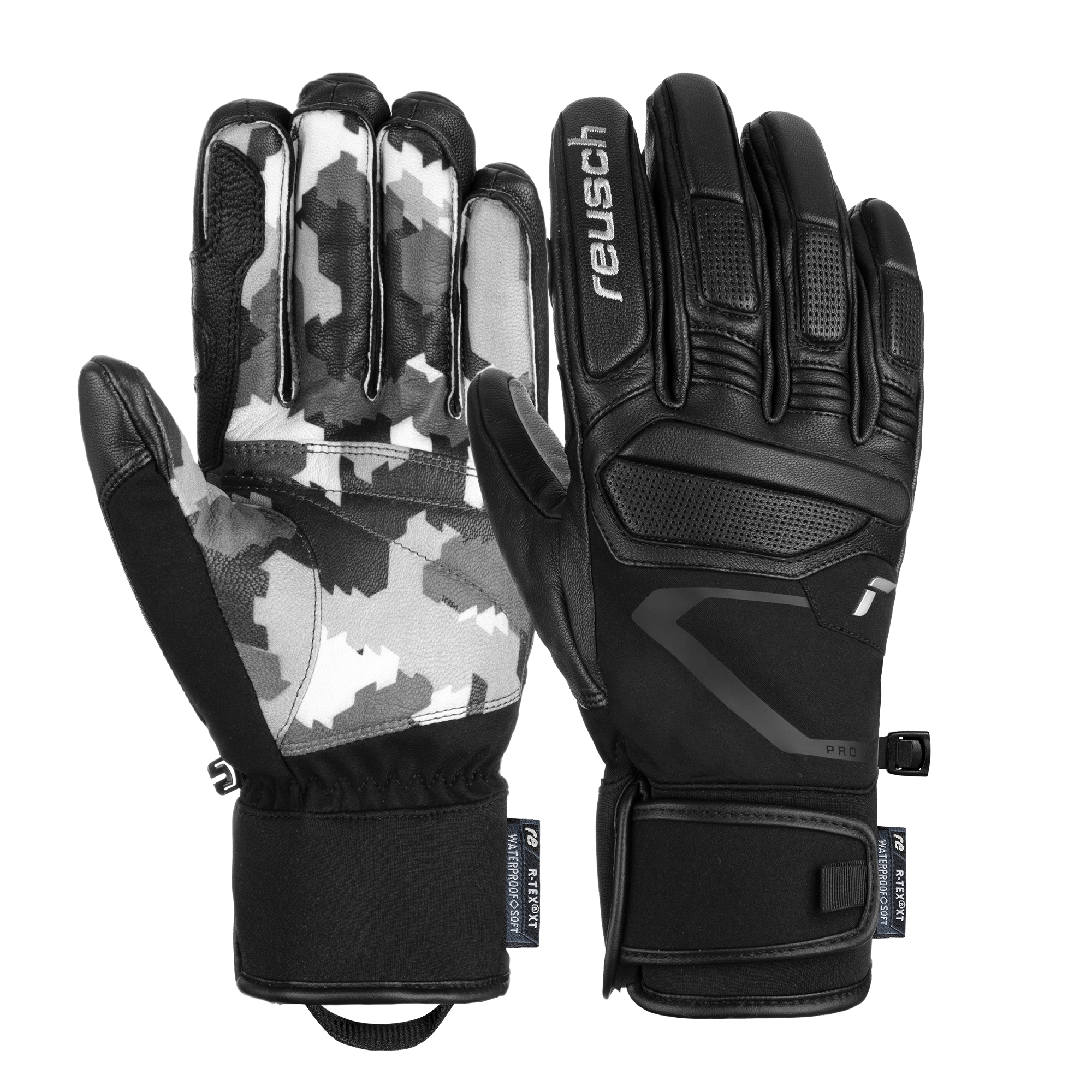 reusch-cimdi-marco-schwarz-black-grey-camo
