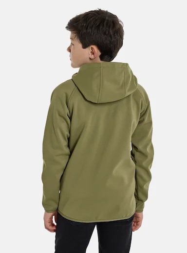 burton-jaka-kids-crown-weatherproof-fz-fleece-olive-green