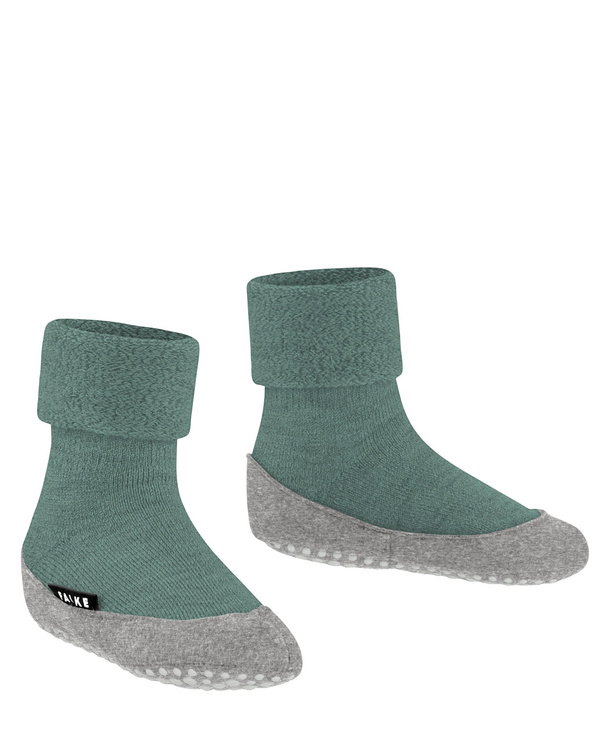 falke-zekes-cosyshoe-teens-kids-house-green-grey
