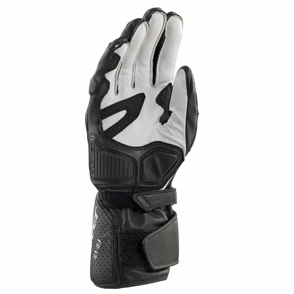 clover-cimdi-st-03-leather-sport-black-white