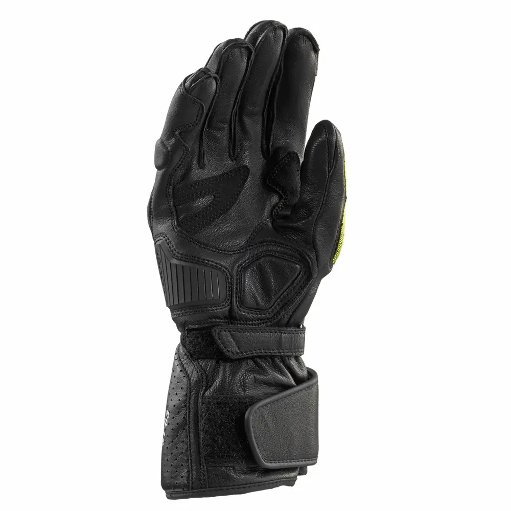 clover-cimdi-st-03-leather-sport-black-yellow