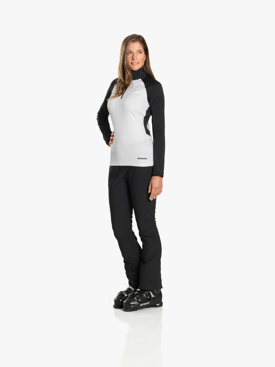 atomic-jaka-w-snowcloud-fleece-zip-neck-black-white