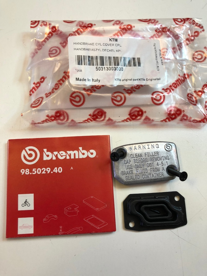 HUSQVARNA cover for brake lever Brembo silver