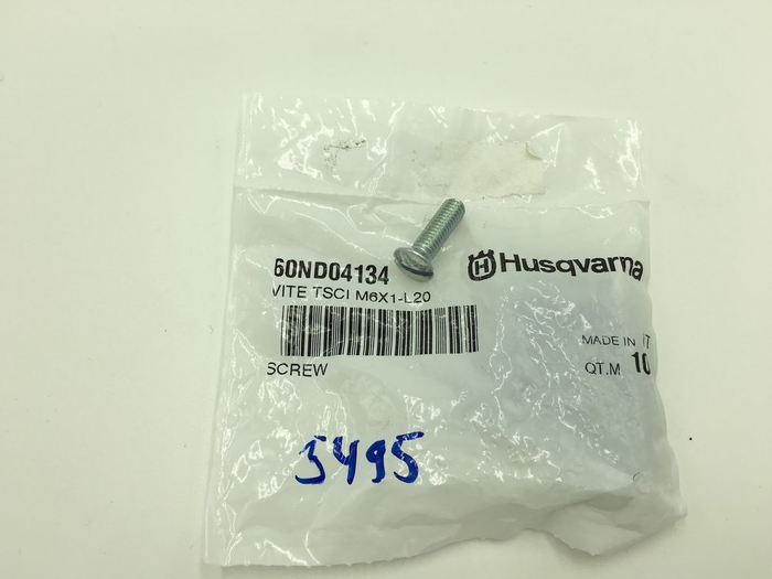 HUSQVARNA skruv M6x1 L20 för sätesmontering