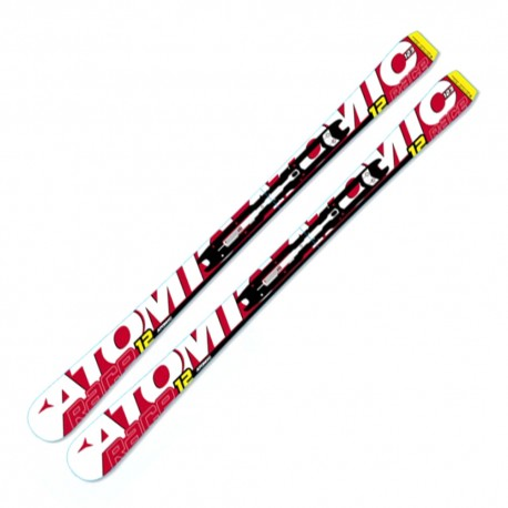 ATOMIC alpina skidor med bindningar Race GS 12 JR röd/vit