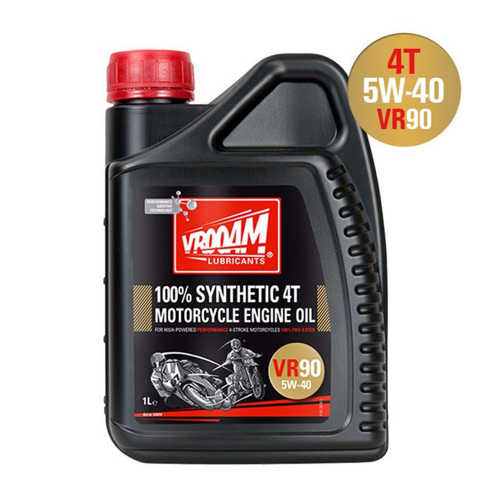 VROOAM 4T VR90 100 % syntetisk 5W-40 4L