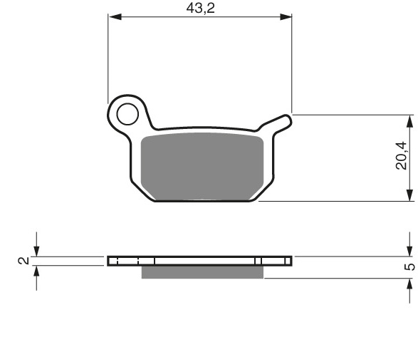 GOLDFREN brake pads frHUSQVARNA 50 '17-'20