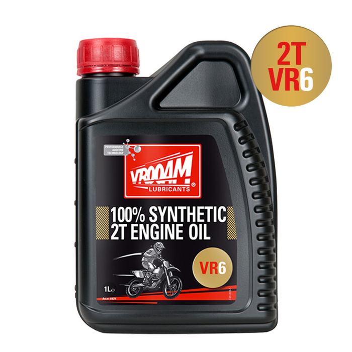 VROOAM och 2T VR6 100 % syntetisk 1L