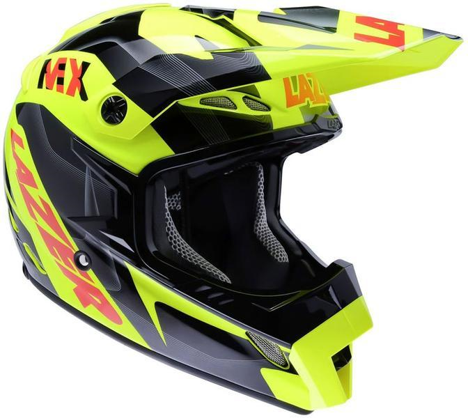 LAZER hjälms akses Chin Cover MX8 Geopop gul