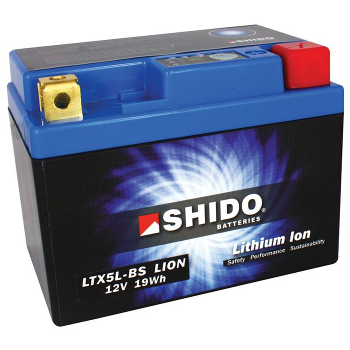 SHIDO Lithium Ion Battery LTX5L-BS