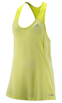 SALOMON sleeveless shirt Elevate Tank Tunic W fluo yellow