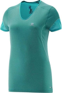 SALOMON SS Trail Runner Tee W blue skjorta