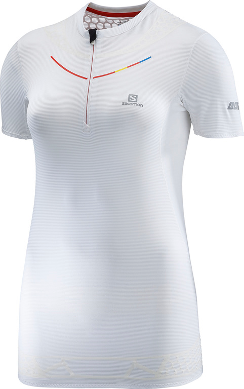 SALOMON shirt SS S-Lab Exo HZ Tee white