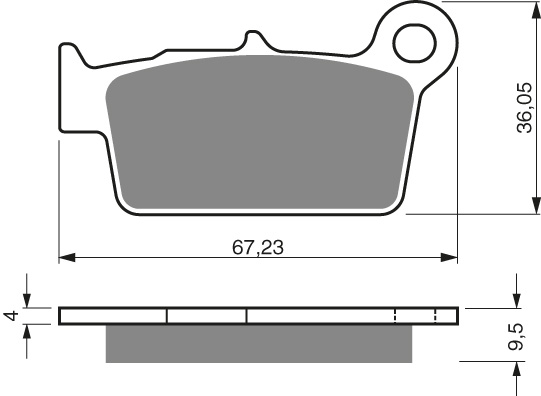 GOLDFREN brake pads r  CC RMZ/YZF 250/450 Racing  S33