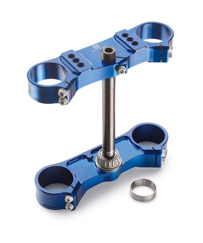 HUSQVARNA handlebar bridge set Factory Triple Clamp TC 85 '14-'19 blue