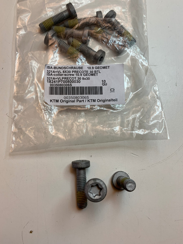 HUSQVARNA bolt M8x30 subframe mounts