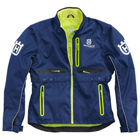 HUSQVARNA jacket Gotland blue/white/yellow