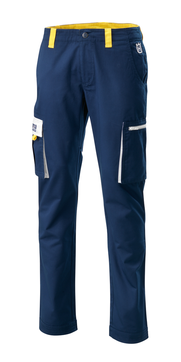 HUSQVARNA pants Team blue/yellow/white M/32