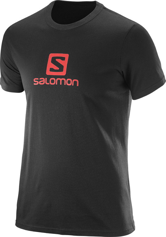 SALOMON T-shirt Logo SS Cotton Tee black