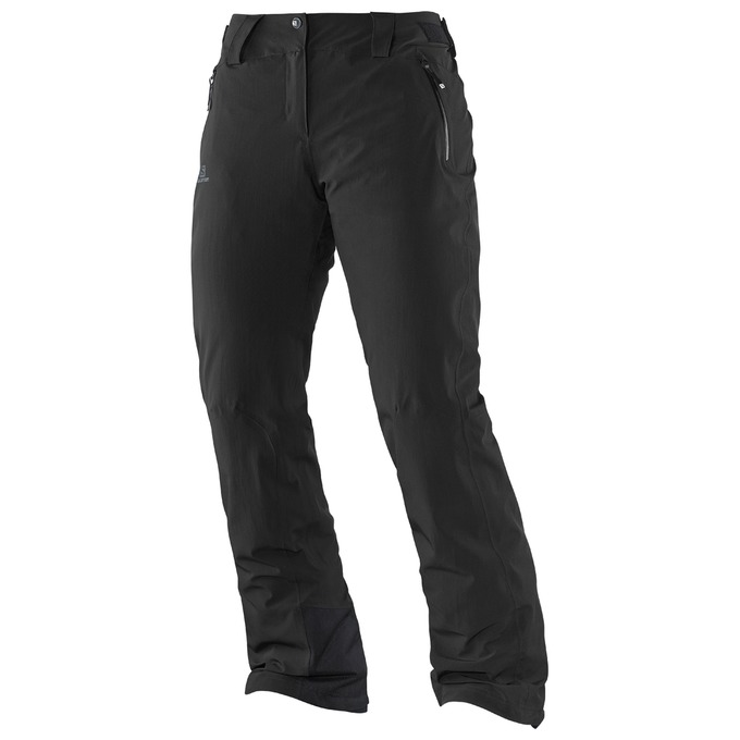 SALOMON W Iceglory W REG black byxor