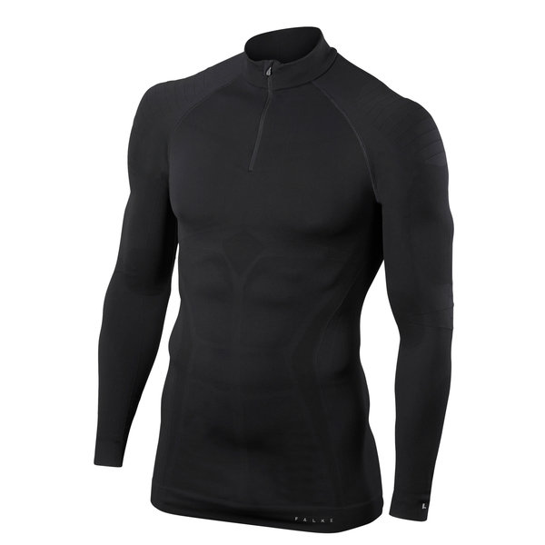 falke-termokrekls-ls-zip-mw-black