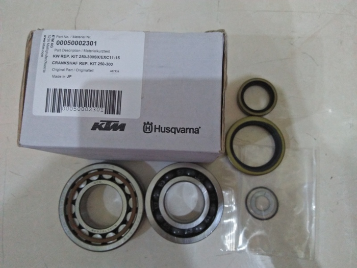 HUSQVARNA Reparationskit komplett vevlagringar/tätningar för TC/TE 250/300 '14-'23