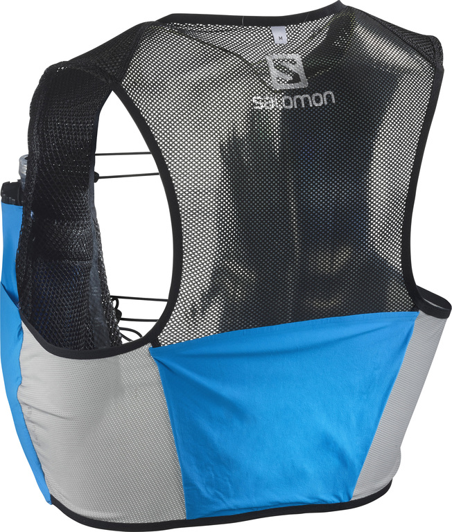 SALOMON S-Lab Sense 2 Set blue/black väst med brandposter