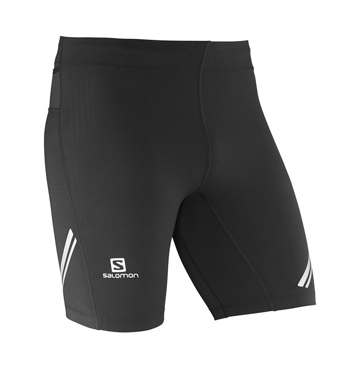 SALOMON pants Agile Short Tight black