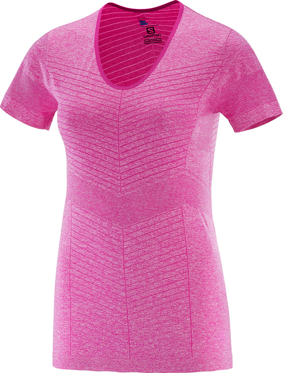 salomon-krekls-ss-elevate-seamless-tee-w-pink